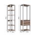 Guarda-Roupa Closet Belga 2 Gavetas Montana e Branco