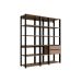 Guarda-Roupa Closet Belga 2 Gavetas Preto e Montana