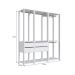 Guarda-Roupa Closet Belga 4 Gavetas Branco