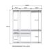 Guarda-Roupa Closet Belga 4 Gavetas Branco