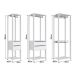 Guarda-Roupa Closet Belga 4 Gavetas Branco