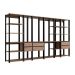 Guarda-Roupa Closet Belga 6 GV Preto e Montana