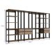 Guarda-Roupa Closet Belga 6 GV Preto e Montana