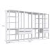 Guarda-Roupa Closet Belga 6 Gavetas Branco
