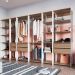 Guarda-Roupa Closet Belga 6 Gavetas Branco e Montana