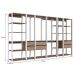 Guarda-Roupa Closet Belga 6 Gavetas Branco e Montana