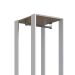 Guarda-Roupa Closet Merlin com Cabideiro 2 Gavetas Branco e Montana 183x40 cm