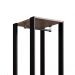 Guarda-Roupa Closet Merlin com Cabideiro 2 Gavetas Preto e Montana 183x40 cm