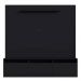 Rack de Parede Painel para TV 146cm Estante Home 3 Portas e Prateleira ProDecor Preto