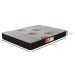 Colchão Casal Jade Espuma D45 (20x128x188) Cinza e Preto