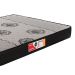 Colchão Casal Jade Espuma D45 (20x138x188) Cinza e Preto