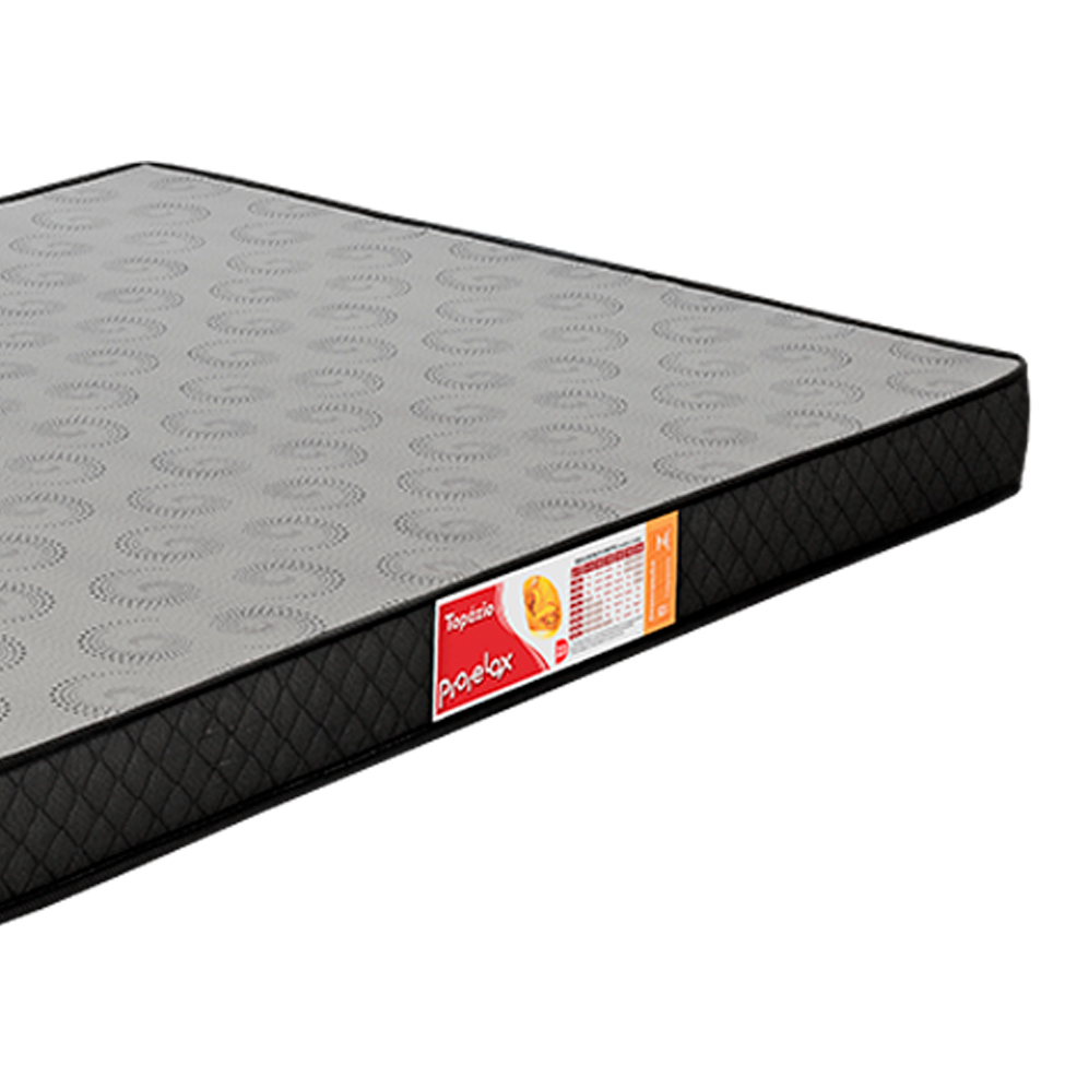 Colchão Casal Topázio (12x128x188) Preto e Branco