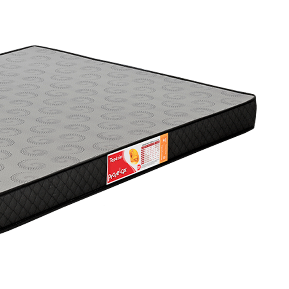Colchão Casal Topázio (12x138x188) Preto e Branco