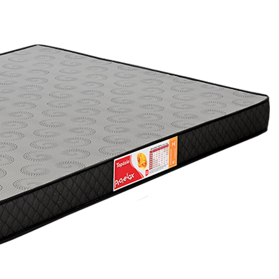 Colchão Casal Topázio (14x128x188) Preto e Branco