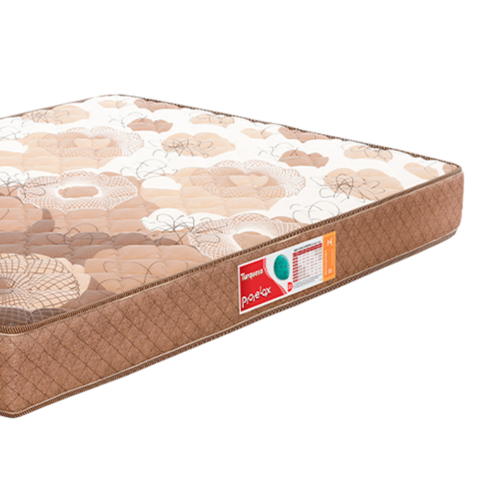 Colchão Casal Turquesa Espuma D33 (14x128x188) Marrom