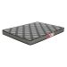Colchão Casal Violeta Espuma D20 (12x128x188) Preto e Branco