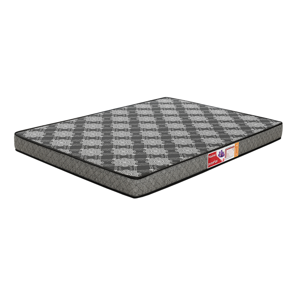 Colchão Casal Violeta Espuma D20 (14x128x188) Preto e Branco