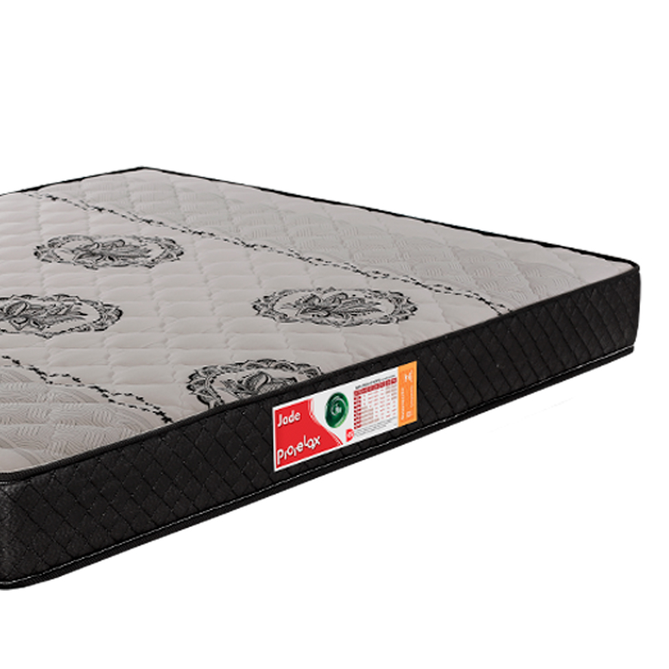 Colchão King Jade Espuma D45 (18x193x203) Cinza e Preto