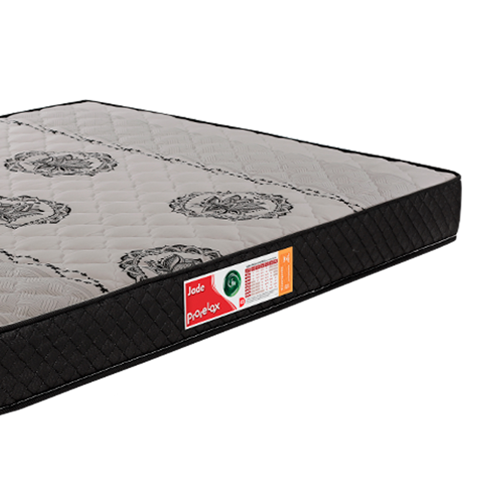 Colchão King Jade Espuma D45 (20x193x203) Cinza e Preto