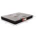 Colchão Queen Jade Espuma D45 (20x158x198) Cinza e Preto