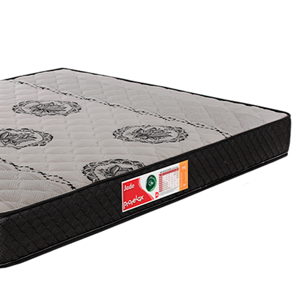 Colchão Queen Jade Espuma D45 (20x158x198) Cinza e Preto