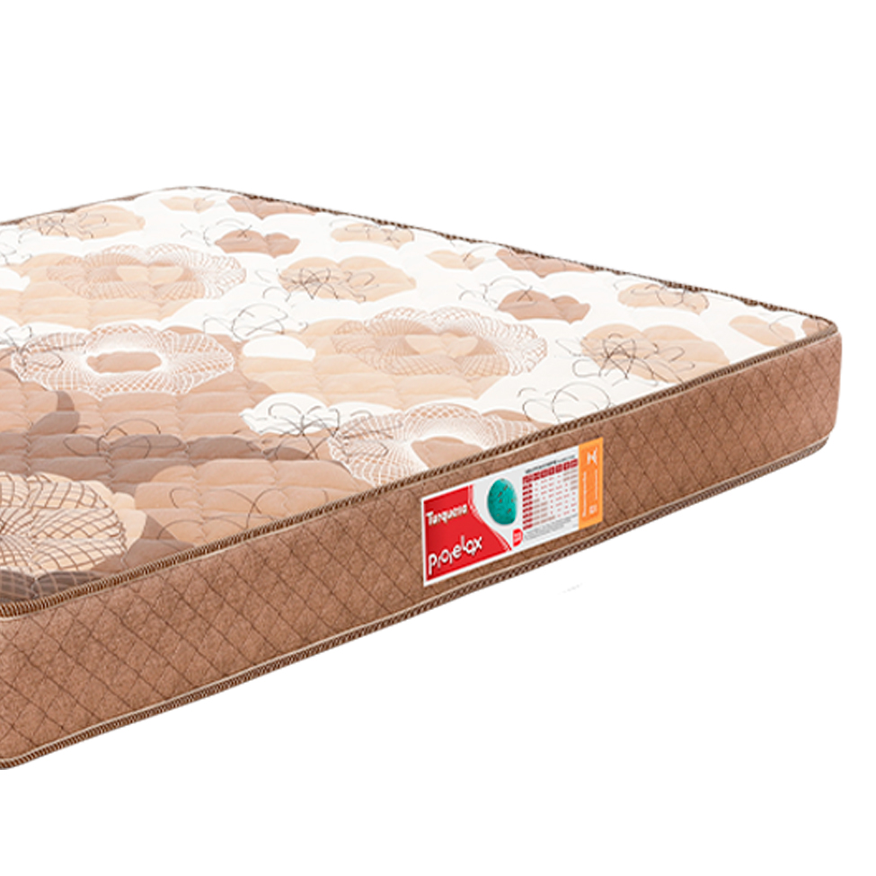 Colchão Queen Turquesa Espuma D33 (24x158x198) Marrom