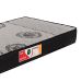 Colchão Solteiro Jade Espuma D45 (20x78x188) Cinza e Preto