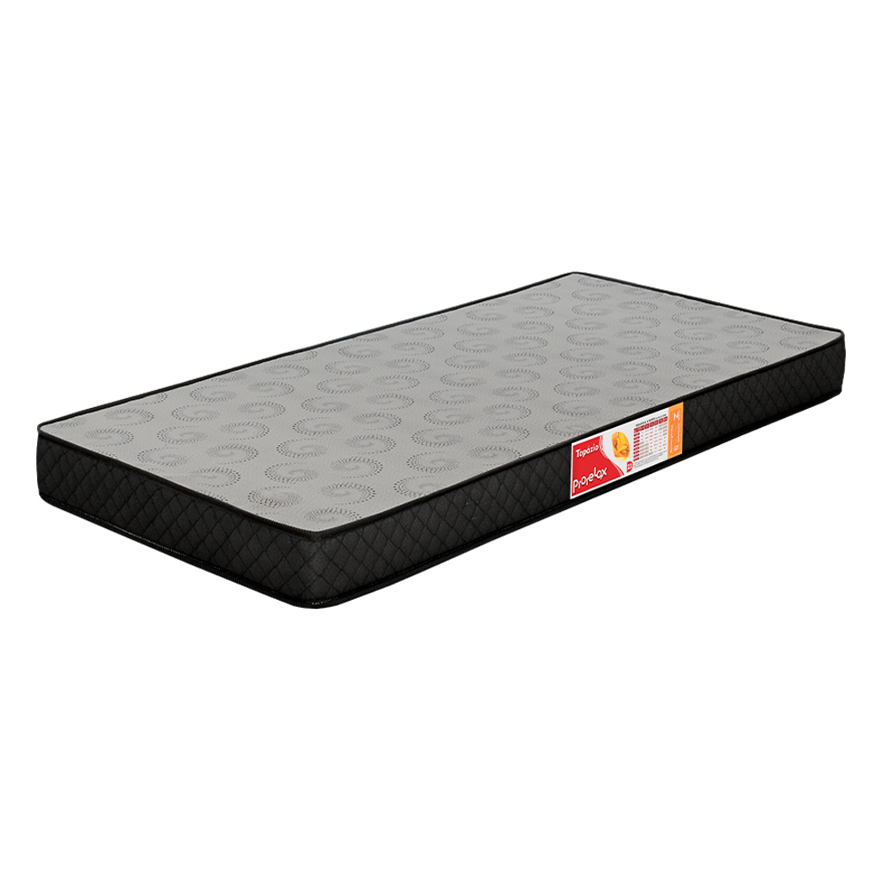 Colchão Solteiro Topázio (12x78x188) Preto e Branco