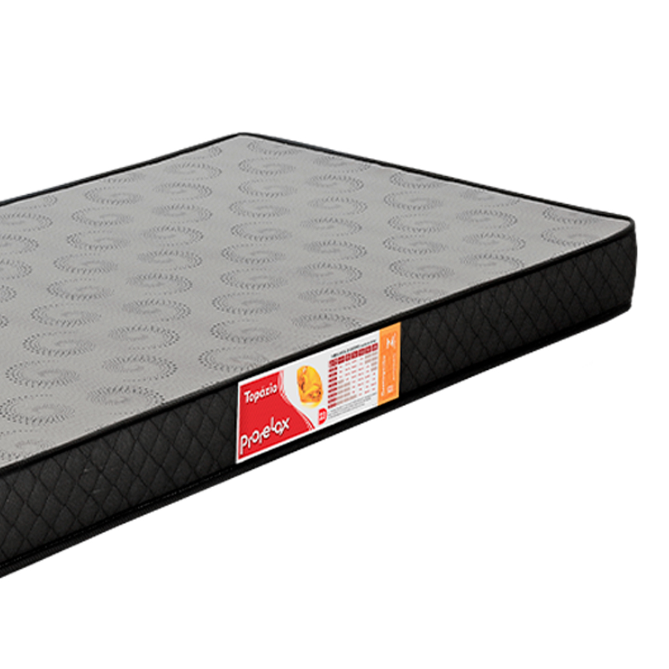 Colchão Solteiro Topázio (14x78x188) Preto e Branco