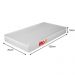 Kit 3 Colchões Liso Para Berço 130x70x10 cm D18 Branco - Prorelax