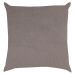 Almofada Quadrada Asteca Veludo Taupe 43x43 cm