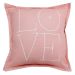 Almofada Quadrada Saturno Love Rosa 43x43 cm