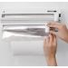 Porta Rolos Maxroll 3x1 Com Cortadores Aluminio Toalha Pvc Branco