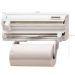 Porta Rolos Maxroll 3x1 Com Cortadores Aluminio Toalha Pvc Branco