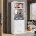 Armário Gamer 2 Portas Branco - Qmovi