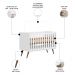 Berço Americano Mini Cama Retrô Q Encanto Branco - Qmovi