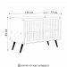 Berço Americano Mini Cama Retrô Q Encanto Rosa - Qmovi