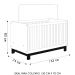Berço Americano Mini Cama Slim Q Encanto Branco - Qmovi