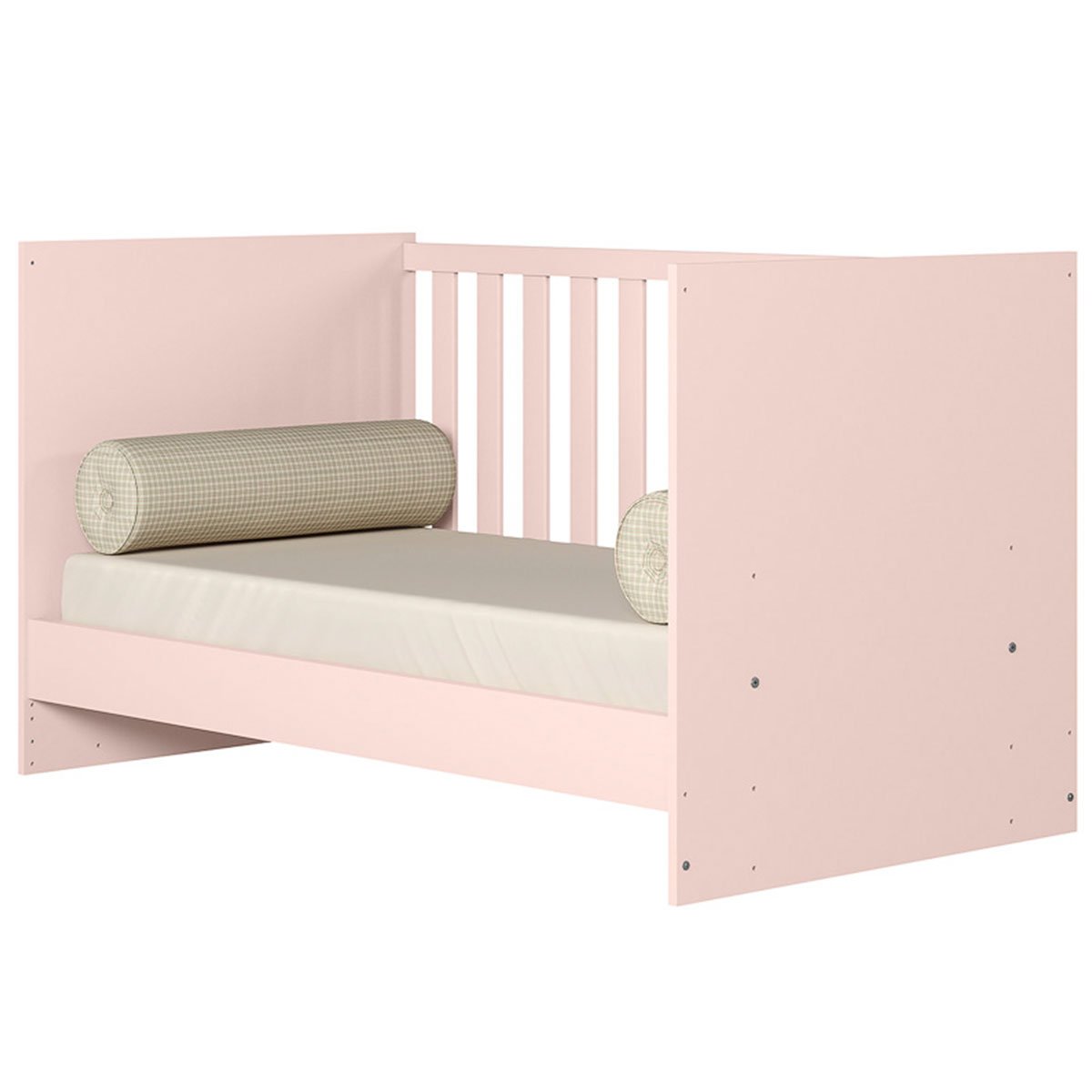 Berço Infantil Mini Cama MDP Doce Mel Rosa
