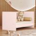 Berço Infantil Mini Cama MDP Doce Mel Rosa