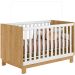 Berço Infantil Mini Cama MDP/MDF Feitiço Freijó/Branco Acetinado