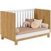 Berço Infantil Mini Cama MDP/MDF Feitiço Freijó/Branco Acetinado