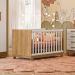 Berço Infantil Mini Cama MDP/MDF Feitiço Freijó/Branco Acetinado