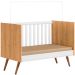 Berço Infantil Mini Cama MDP/MDF Magia Freijó/Branco Acetinado