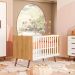Berço Infantil Mini Cama MDP/MDF Magia Freijó/Branco Acetinado