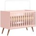 Berço Infantil Mini Cama MDP/MDF Magia Rosa