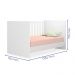 Berço Mini Cama Certificado pelo Inmetro Doce Sonho Branco - Qmovi
