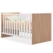 Berço Mini Cama Doce Sonho Carvalho/Branco - Qmovi