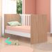 Berço Mini Cama Doce Sonho Carvalho/Branco - Qmovi