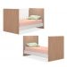 Berço Mini Cama Doce Sonho Carvalho/Branco - Qmovi